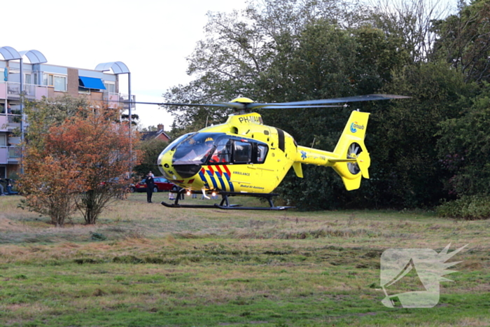 Traumahelikopter landt na medische noodsituatie