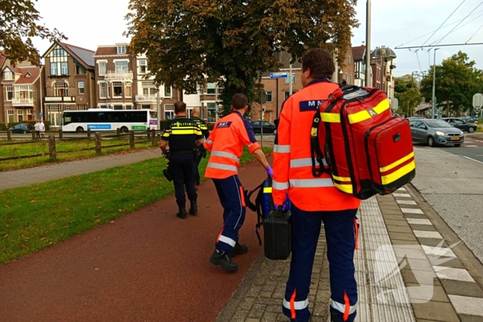 Traumateam landt voor medisch incident