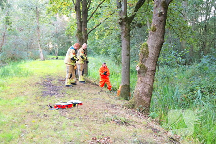 Oude vrouw gered uit sloot tijdens wandeling