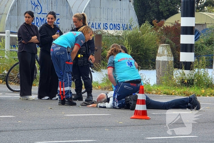 Fietser gewond bij aanrijding met auto