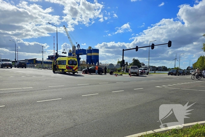 Fietser gewond bij aanrijding met auto