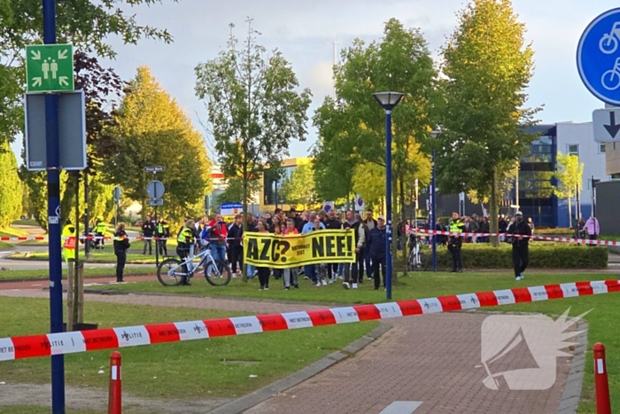 Demonstratie tegen uitgestelde azc-plannen