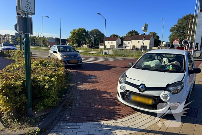 zware aanrijding op kruising