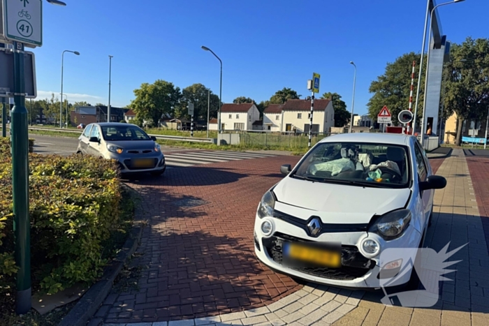 zware aanrijding op kruising