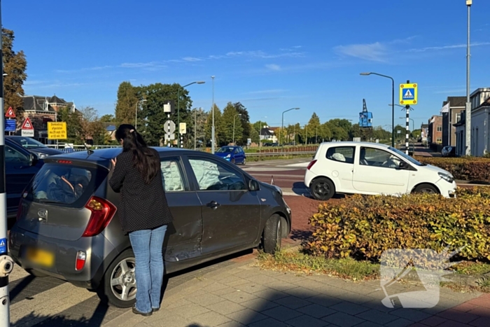zware aanrijding op kruising