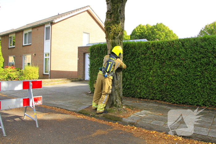 Grote gasuitstroom bij graafwerkzaamheden
