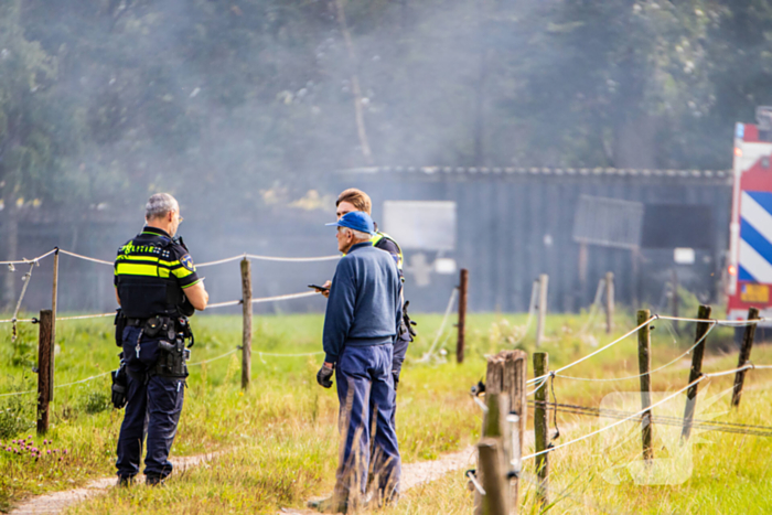 Brand in volkstuinen snel geblust