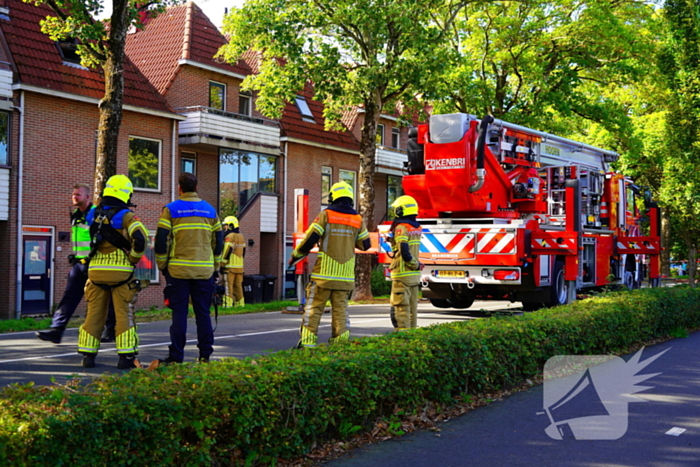 Woningbrand leidt tot ontruiming