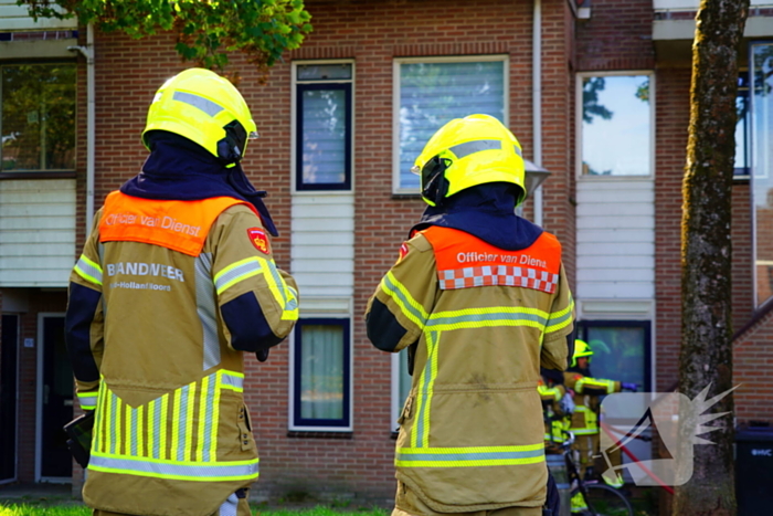 Woningbrand leidt tot ontruiming