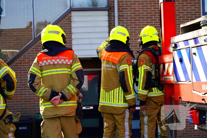 Woningbrand leidt tot ontruiming