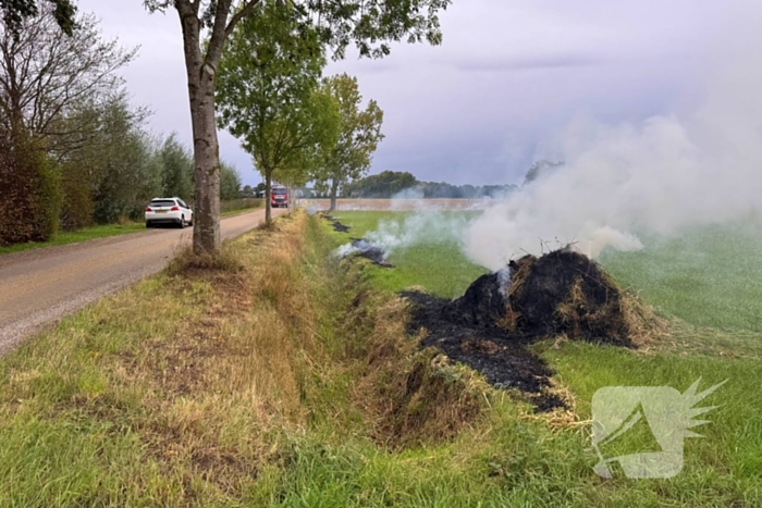 Brand in weiland vergt snelle actie van brandweer