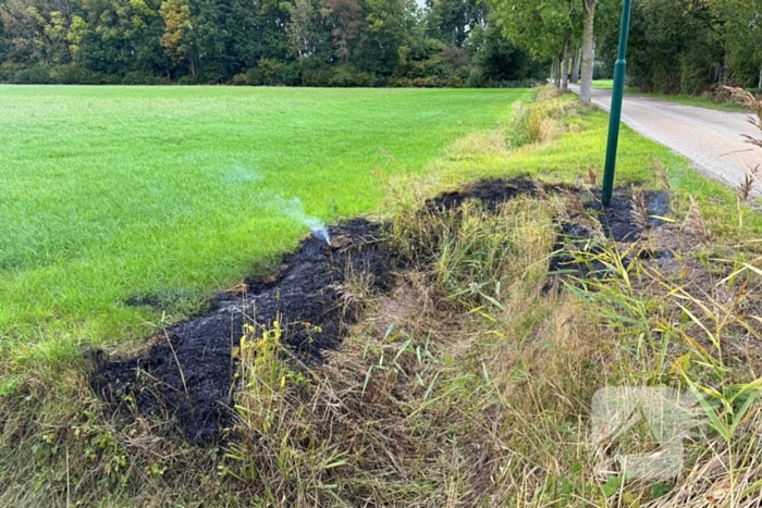 Brand in weiland vergt snelle actie van brandweer