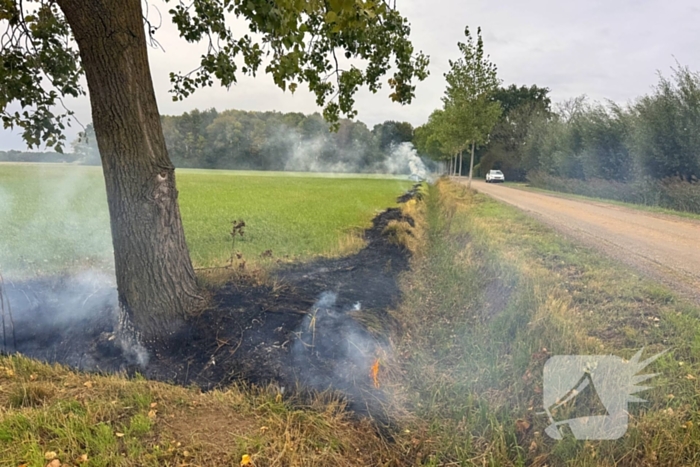 Brand in weiland vergt snelle actie van brandweer