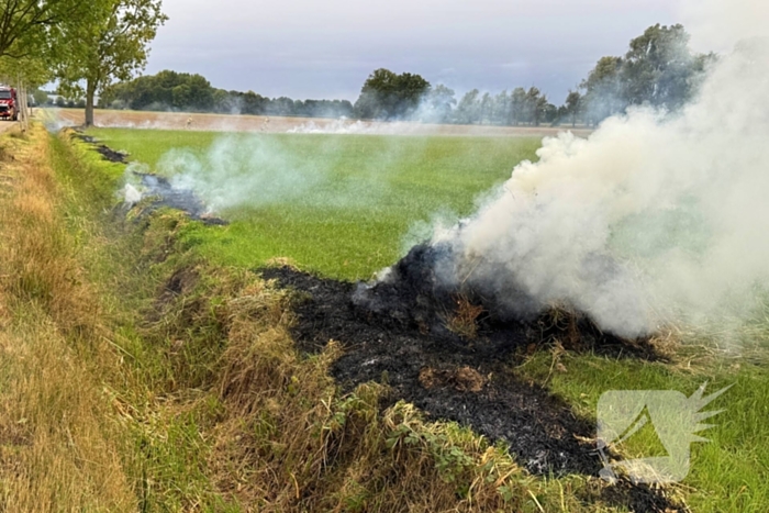 Brand in weiland vergt snelle actie van brandweer