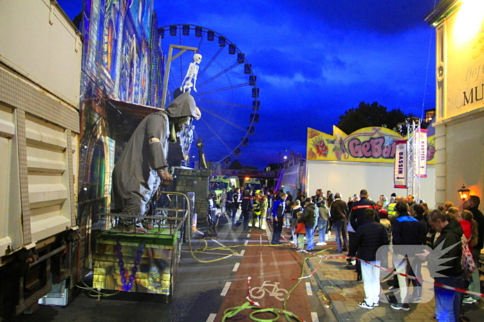 Jaarlijkse oefening hulpdiensten op kermis weer succes
