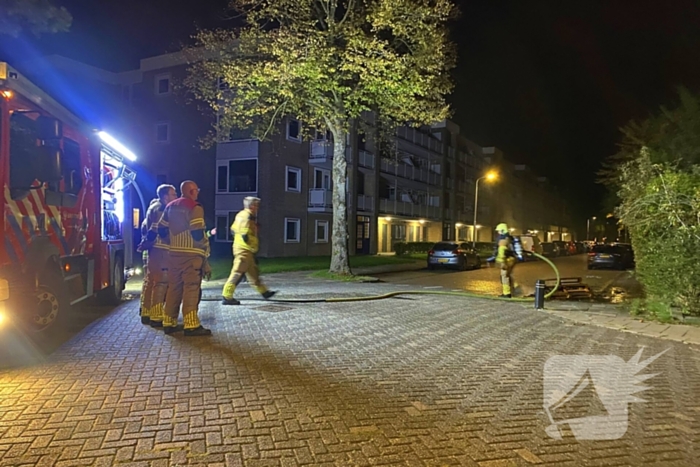 Buitenbrand door vermoedelijke brandstichting