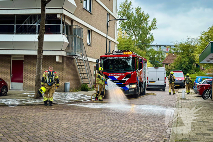 Brandweer doet onderzoek naar gaslucht