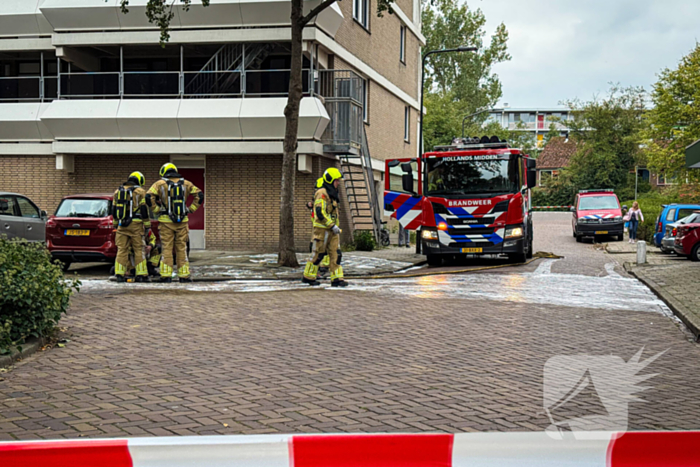 Brandweer doet onderzoek naar gaslucht