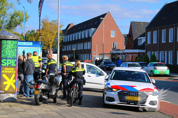 Scooterrijder gewond bij aanrijding