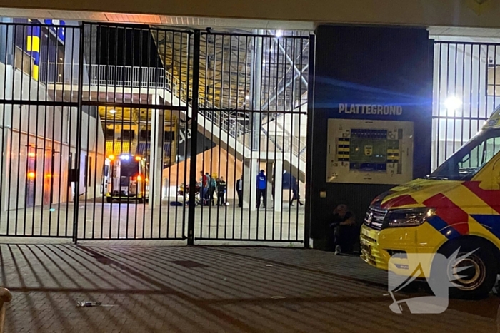 Zwaargewonde na val van trap in Cambuur stadion Leeuwarden