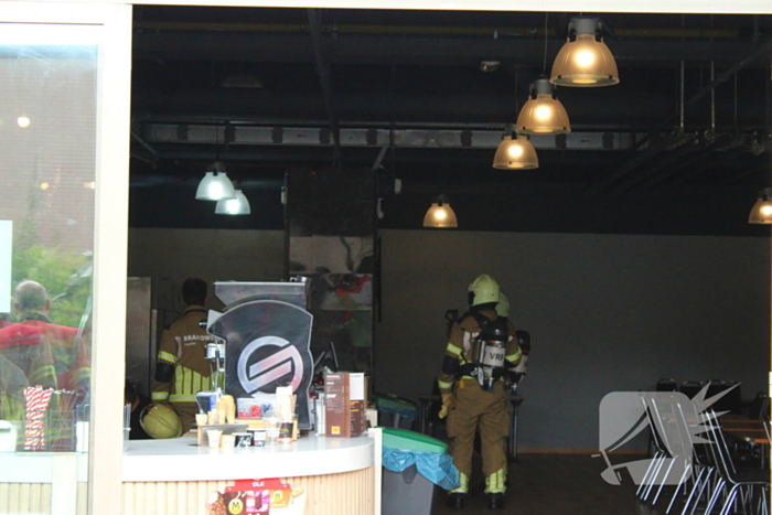 Cafetaria opnieuw getroffen door brand