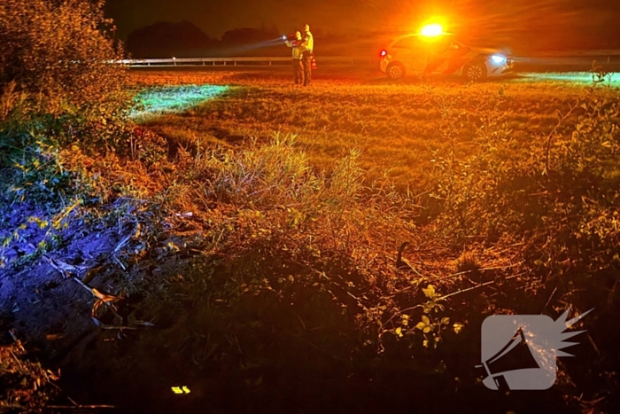 Bestuurder gewond bij eenzijdig ongeval