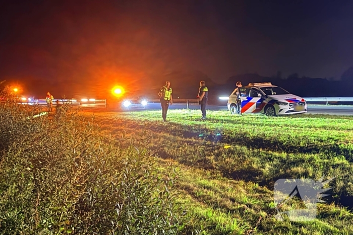 Bestuurder gewond bij eenzijdig ongeval