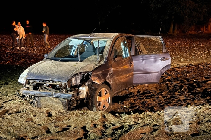 Bestuurder gewond bij eenzijdig ongeval