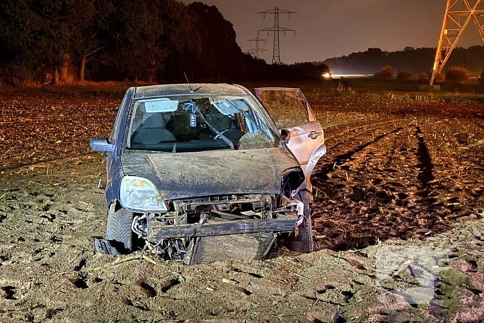 Bestuurder gewond bij eenzijdig ongeval