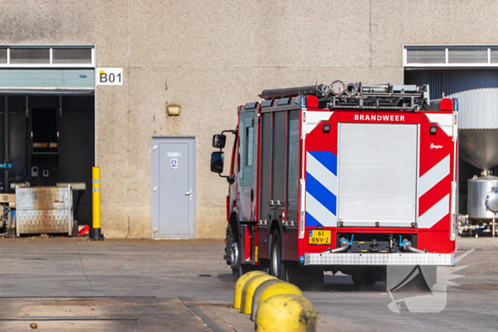 Rookontwikkeling van industriebrand in wijde omgeving te zien