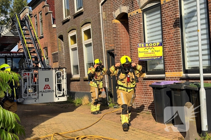 Brand in woning snel gedoofd