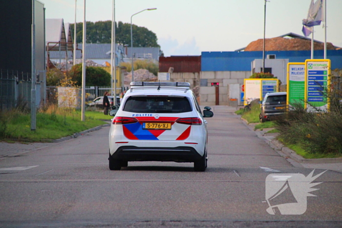 Brand bij afvalverwerkingsbedrijf zorgt voor flinke rookontwikkeling