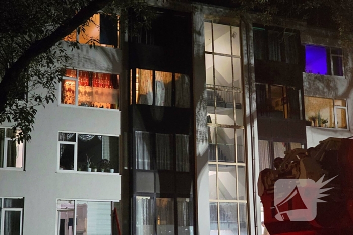 Brand in kelder van flatgebouw