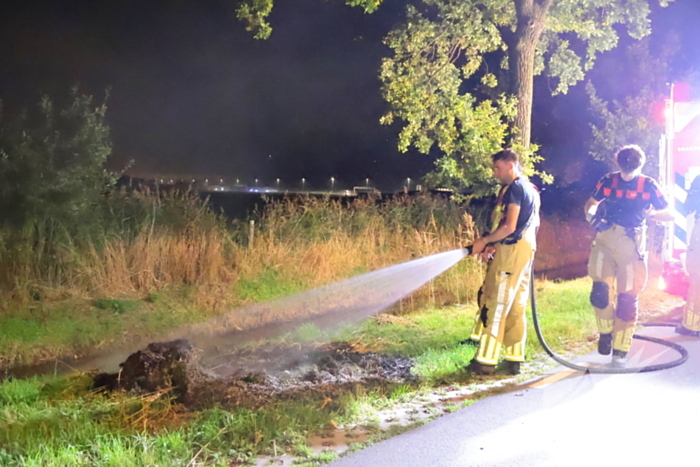 Buitenbrand geblust na melding