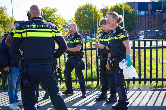 Explosieven team onderzoekt pakket