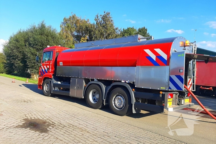 Brand in agrarische schuur