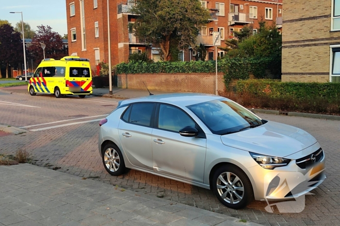 Fietser gewond bij botsing met auto