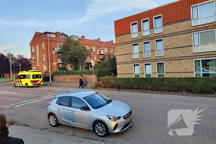 Fietser gewond bij botsing met auto