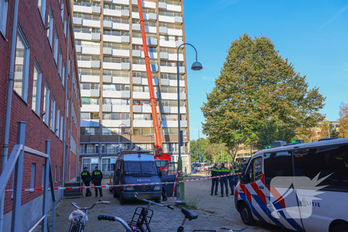 Politie ontruimt krakersflat