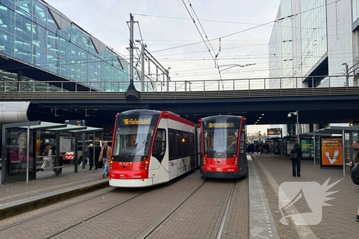 ME grijpt in bij Gaza demonstratie, tram en treinverkeer gestremd