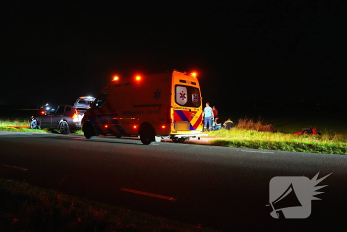 Traumateam ingezet voor een voertuig te water