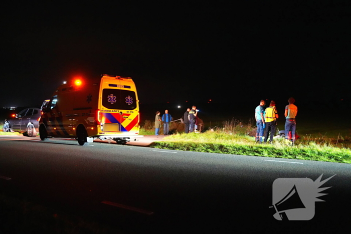 Traumateam ingezet voor een voertuig te water