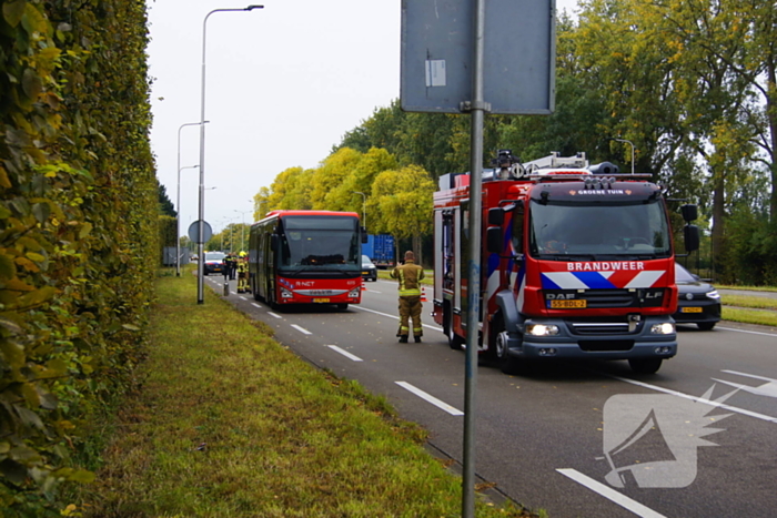 Spoedinzet voor mogelijke busbrand