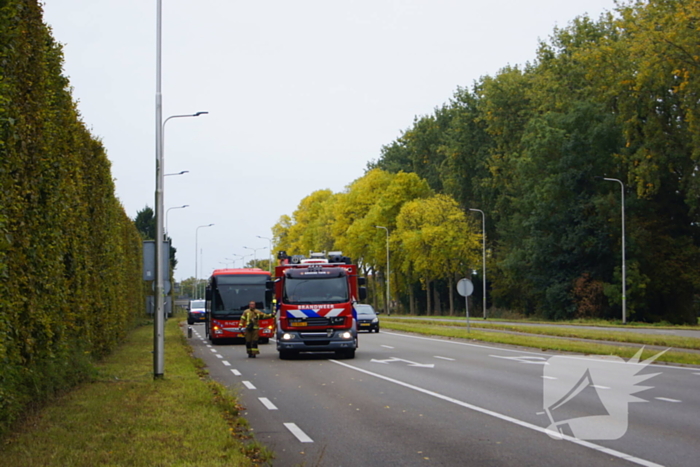 Spoedinzet voor mogelijke busbrand