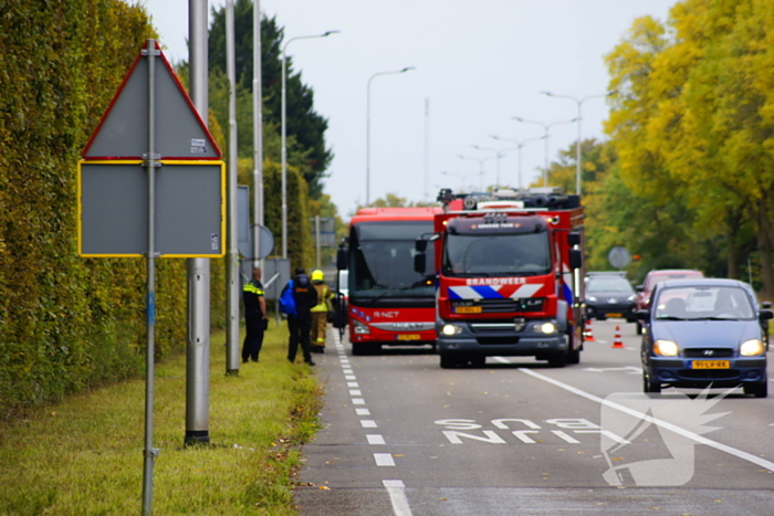 Spoedinzet voor mogelijke busbrand