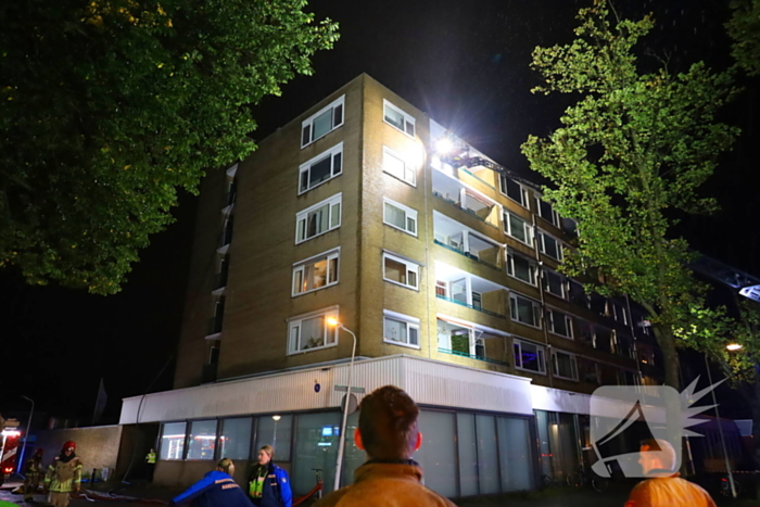Appartement brandt volledig uit