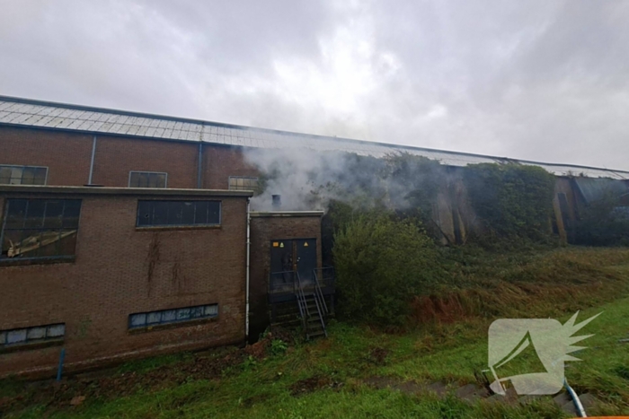 Brand in leegstaand pand