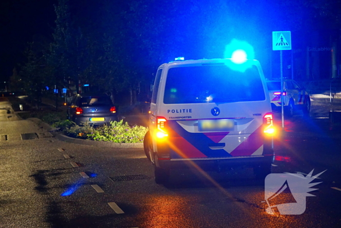 Auto botst tegen boom