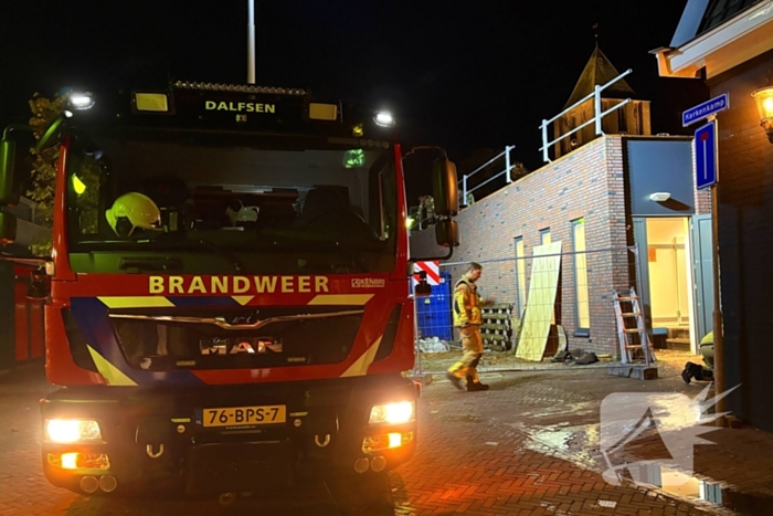 Waterlekkage ontdekt bij winkel