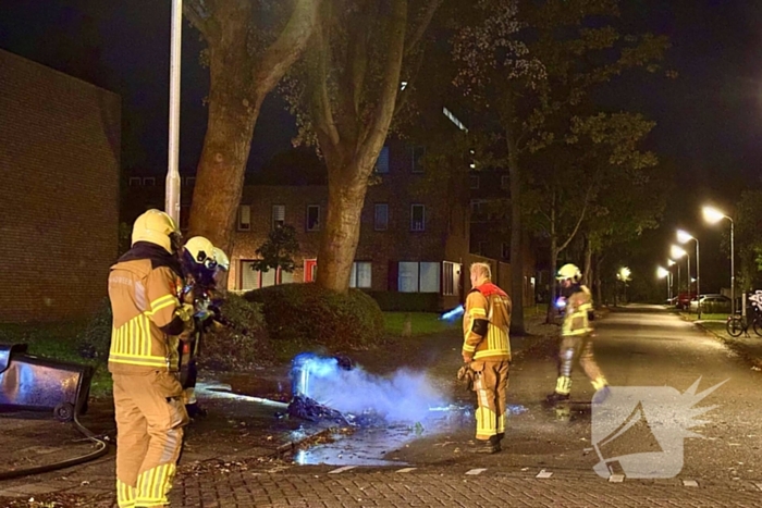 Containers in brand geblust